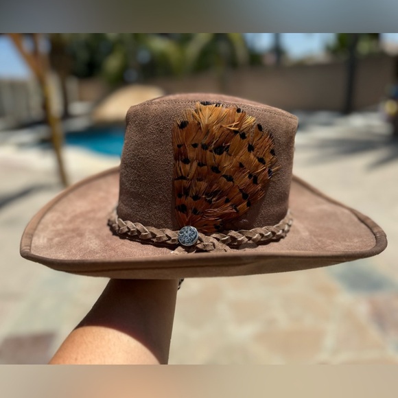 United Hatters Cap & Millinery Works Int. Union Vintage Western Cowboy Hat sz sm - Picture 1 of 7